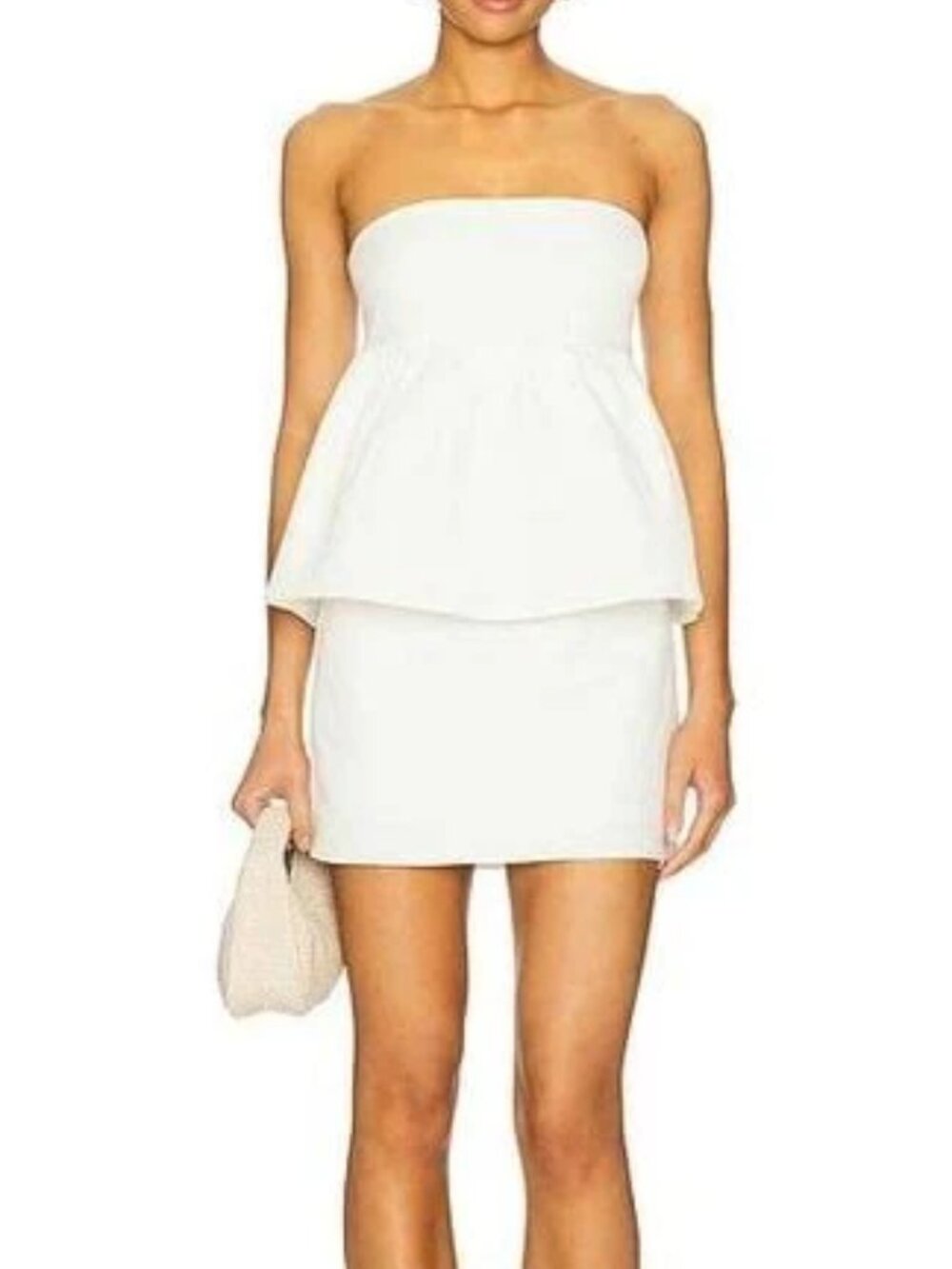 More To Come Elora Strapless Mini Dress